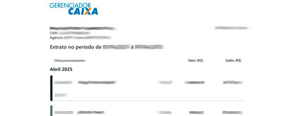 Caixa Econômica Federal - layout 11