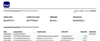 Banco Itau - layout 11